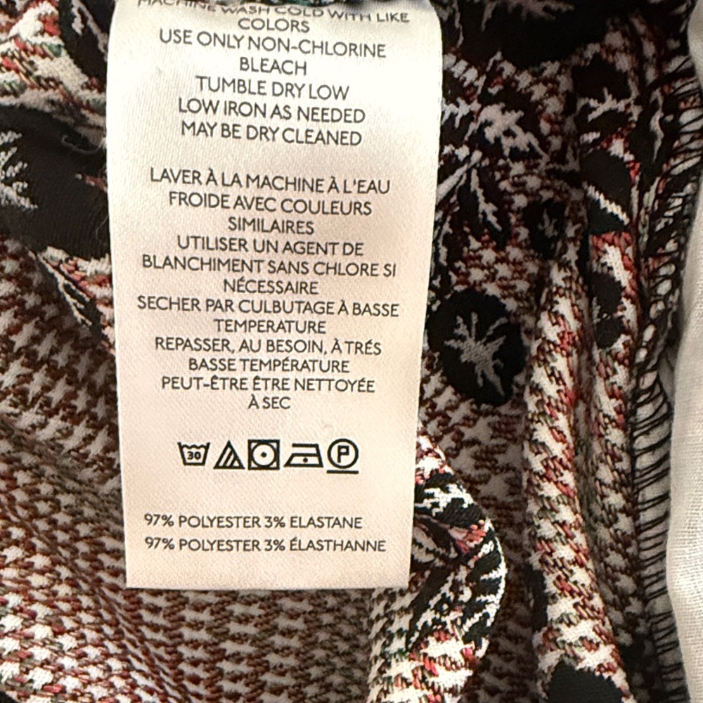 Urban Outfitters Gray Floral Plaid Trousers - Picture 7 of 7